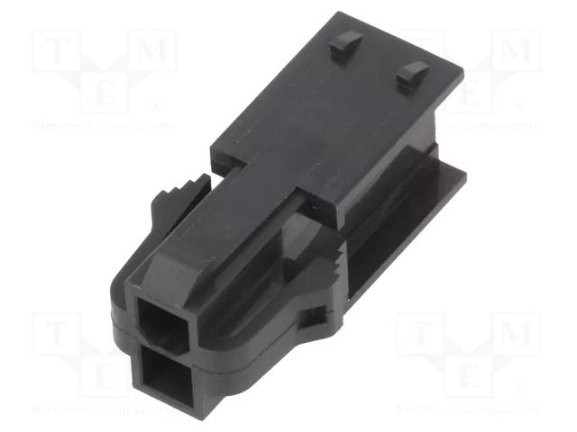 Connector: wire-wire; plug; male; Mini-Fit Sigma; PIN: 2; black MOLEX MX-172767-3002