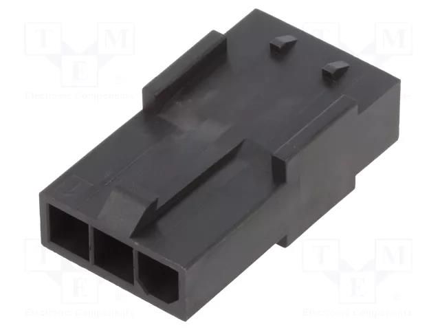 Connector: wire-wire; plug; male; Mini-Fit Sigma; PIN: 3; for cable MOLEX MX-200471-1003