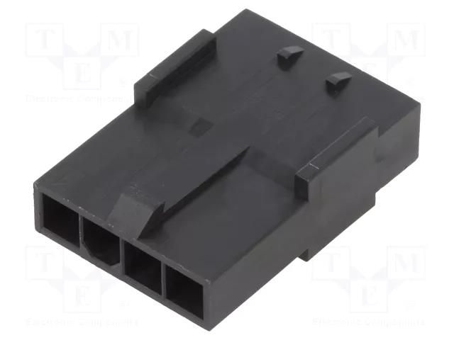 Connector: wire-wire; plug; male; Mini-Fit Sigma; PIN: 4; for cable MOLEX MX-200471-1004