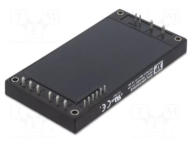 Converter: DC/DC; 600W; Uin: 200÷425VDC; Uout: 48VDC; Iout: 12.5A XP POWER QHL600300S48