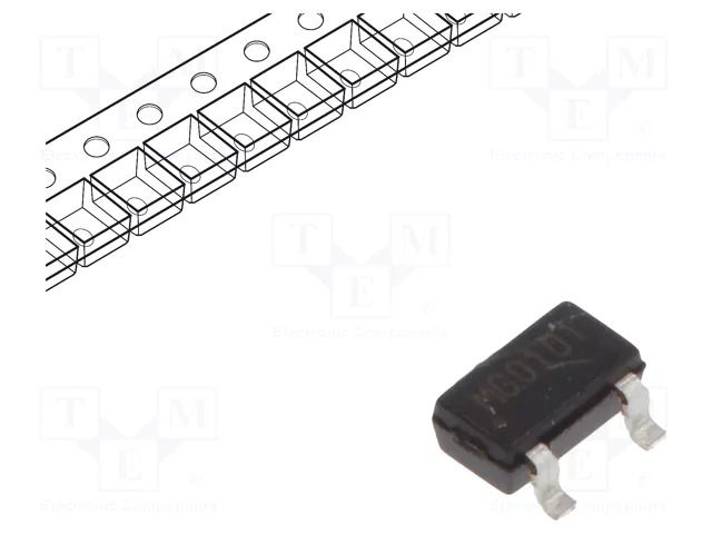 Sensor: magnetic field; 1.7÷5.5VDC,3VDC; 10kHz; 2.9x1.6x1.2mm COTO TECHNOLOGY RR122-1B92-511