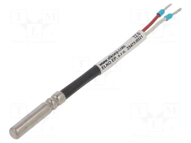 Sensor: temperature; NTC; 12kΩ; 0.1m; -40÷125°C; Leads: lead x2 ELKO EP SENSOR-TZ-0