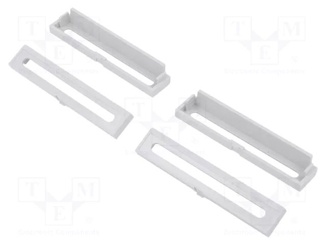 Terminals cover; light grey; UL94V-0; ABS; 4pcs. KRADEX ZD4TCUJ-ABS-V0