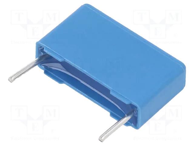 Capacitor: polyester; 1uF; 63VAC; 100VDC; 15mm; ±10%; 18x10.5x5mm EPCOS B32522C1105K000