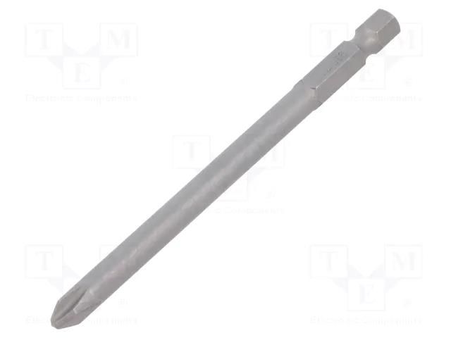 Screwdriver bit; Phillips; PH2; Overall len: 100mm BETA BE862PH-XL/2