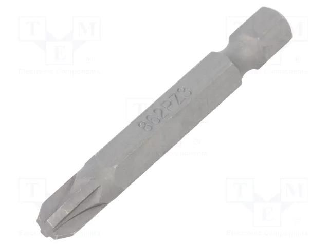 Screwdriver bit; Pozidriv®; PZ3; Overall len: 50mm BETA BE862PZ/3