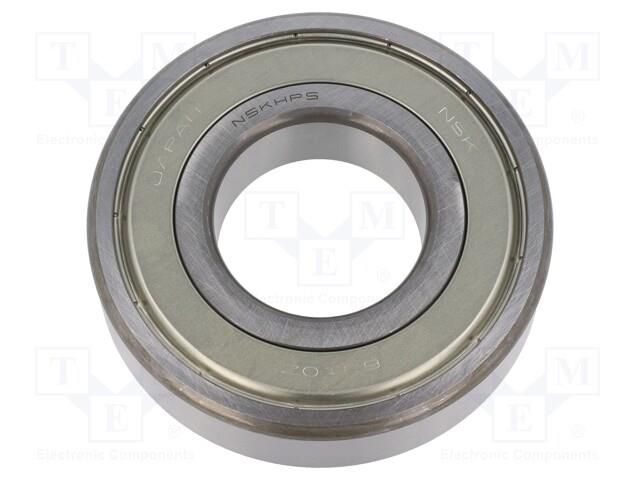 Bearing: ball; Øint: 50mm; Øout: 110mm; W: 27mm; bearing steel NSK NSK6310-ZZ-CM