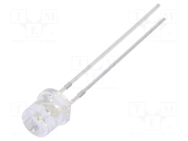 LED; UV; 140°; 20mA; P: 114mW; 370÷380nm; 3÷3.8VDC; THT OPTOSUPPLY OSV2YL57E1A