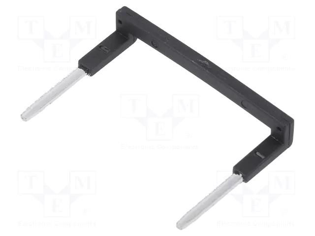Connection bridge; 10A; 250VAC; Electr.connect: Push-in; black RELPOL ZGZP4-2BK