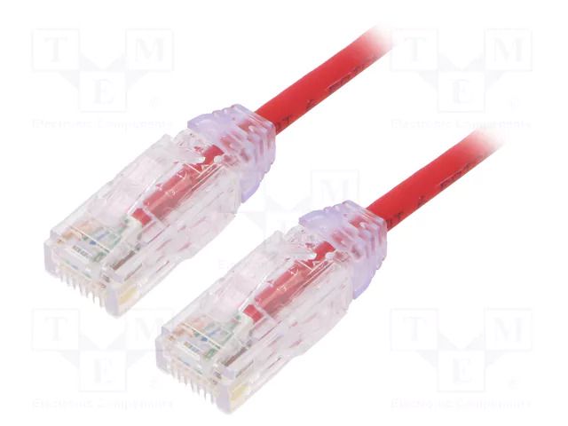 Patch cord; TX6-28™,U/UTP; Cat: 6; RJ45 plug,both sides; stranded PANDUIT UTP28SP2MRD