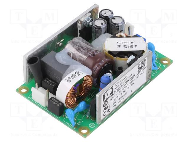 Power supply: switching; open; 40W; 80÷264VAC; OUT: 1; 24VDC; 1.67A XP POWER FCS40US24