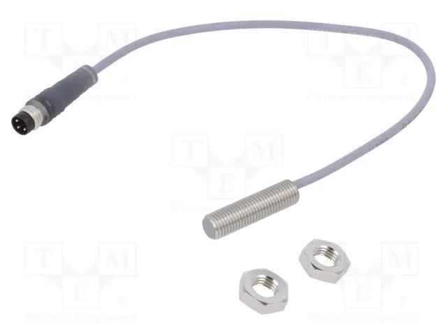 Sensor: inductive; OUT: PNP / NO; 0÷4mm; 10÷30VDC; M12; IP67; 200mA BAUMER IFRM08P1701/KS35L