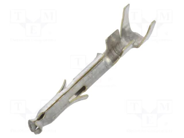 Contact; female; brass; tinned; 0.3÷0.8mm2; 22AWG÷18AWG; crimped TE Connectivity 770904-1/C