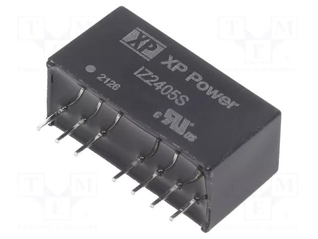 Converter: DC/DC; 3W; Uin: 18÷36VDC; Uout: 5VDC; Uout2: -5VDC; SIP XP POWER IZ2405S