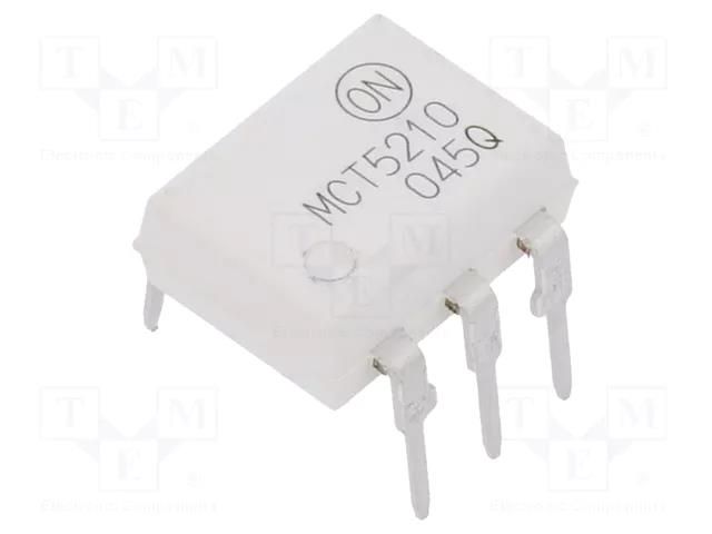Optocoupler; THT; Ch: 1; OUT: transistor; Uinsul: 4.17kV; 150kbps ONSEMI MCT5210M