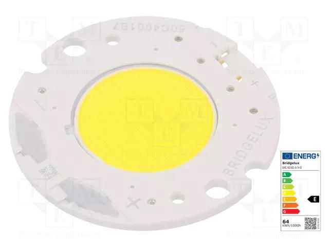 Power LED; COB; 30.5W; 5000K; 5139lm; 120°; Front: flat; CRImin: 70 BRIDGELUX BXRC-50C4001-B-74