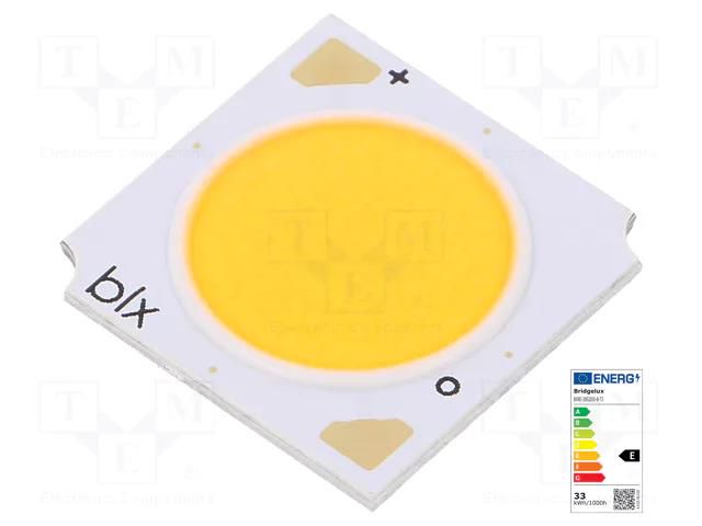 Power LED; COB; 120°; 450mA; P: 15.3W; 2247lm; 19x19x1.7mm; 147lm/W BRIDGELUX BXRE-30E2000-B-73