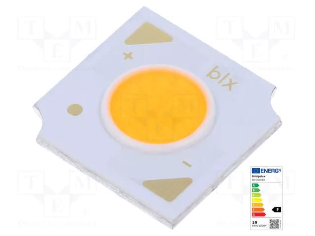 Power LED; white warm; COB; 25.6W; 2700K; 1691lm; 120°; CRImin: 80 BRIDGELUX BXRH-27E1000-B-83