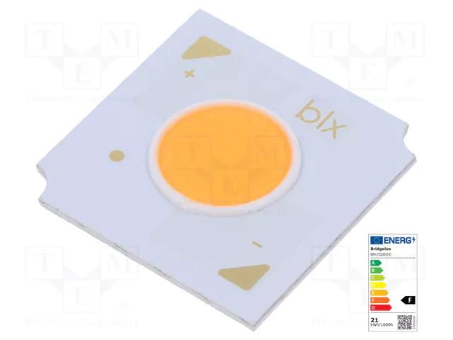 Power LED; white warm; COB; 120°; 700mA; P: 25.6W; 2819lm; CRImin: 90 BRIDGELUX BXRH-27G3000-D-83