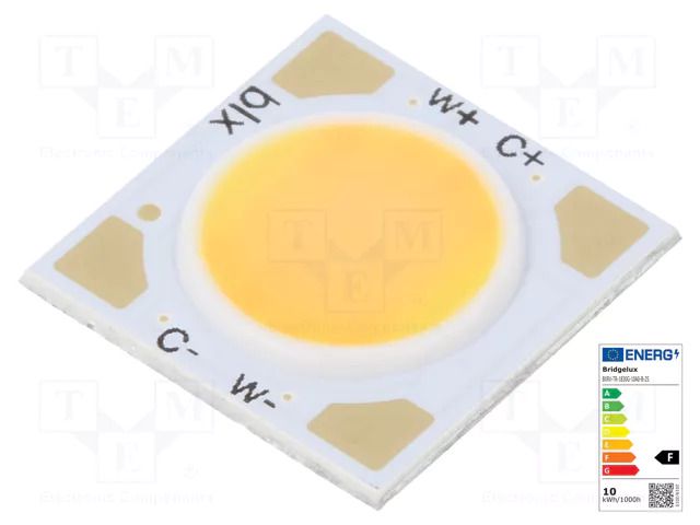 Power LED; white warm; COB,bicolour; 8.7W; 1800-3000K; CRImin: 90 BRIDGELUX BXRV-1830G-10A0B25