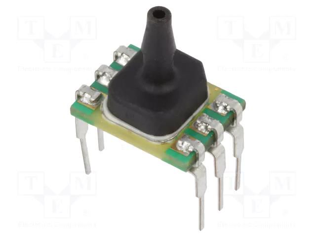 Sensor: pressure; 0÷150psi; gage; OUT: SPI; Usup: 3.3VDC; DIP; ABP2 HONEYWELL ABP2DANT150PGSA3XX
