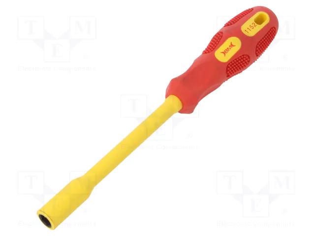 Screwdriver; insulated; 6-angles socket; HEX 8mm BM GROUP BM1152