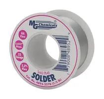 SOLDER WIRE, 60/40 SN/PB, 18G, ROSIN 4890-18G