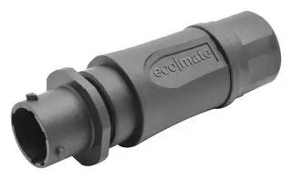 RECEPTACLE, INLINE, 8 POSITIONS, SIZE 14, PIN CONTACT, SILICONE RUBBER SEAL RTS1BS14N8P03