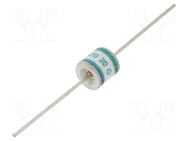 Arrester: surge arrester; THT; Leads: axial; Ubr type: 470V; 10GΩ EPCOS B88069X2010S102
