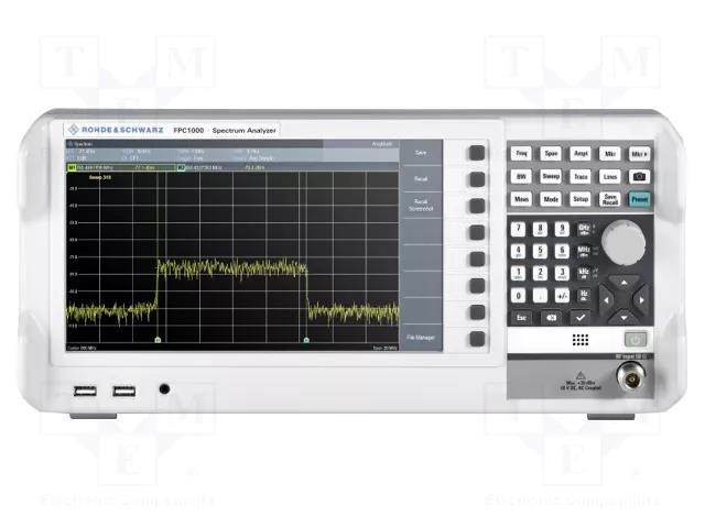 Spectrum analyzer; In.imp: 50Ω; 0.005÷3000MHz; 396x185x156mm ROHDE & SCHWARZ FPC-P3