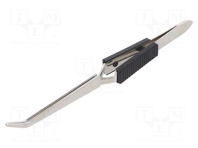 Tweezers; 160mm; for precision works; Blades: curved C.K CK-T2313A