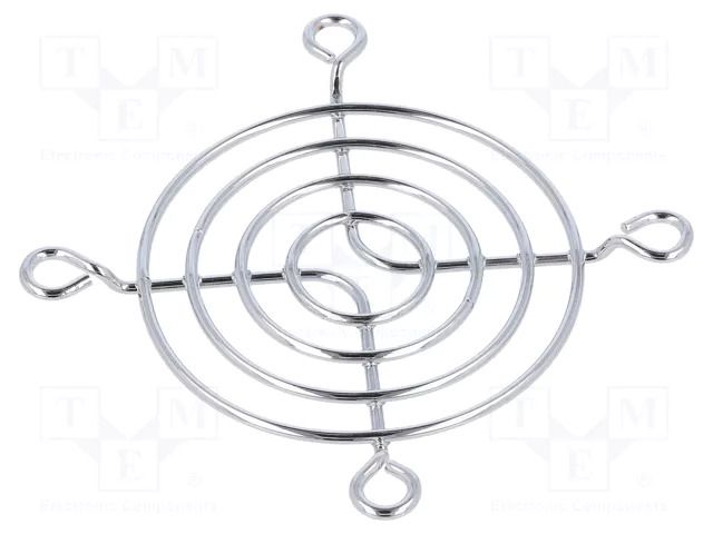 Guard; chrom-nickel steel; 60x60mm; screw; Body dim: Ø53x5.2mm Qualtek Electronics 08147