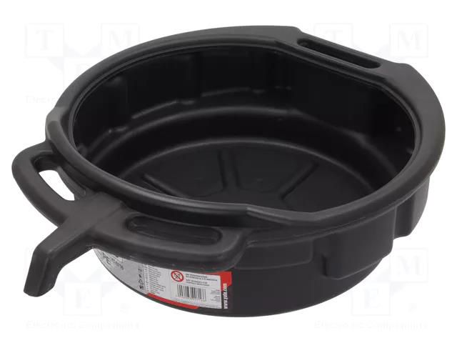 Oil drain pan; polyetylene; 10l YATO YT-0716