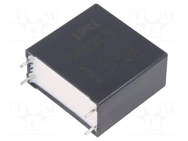 Capacitor: polypropylene; DC-Link; 8uF; THT; ESR: 7.5mΩ; C4AU; ±5% KEMET C4AUQBW4800M3FJ