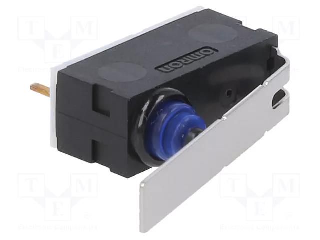 Microswitch SNAP ACTION; 0.1A/12VDC; SPST-NO; Rcont max: 100mΩ OMRON Electronic Components D2AW-A053D-R