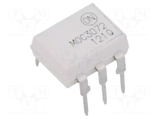 Optotriac; 4.17kV; Uout: 800V; DIP6; Ch: 1; MOC3072M ONSEMI MOC3072M