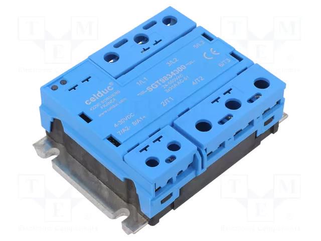 Relay: solid state; 35A; Uswitch: 24÷660VAC; 3-phase; -40÷85°C CELDUC SGT9834300