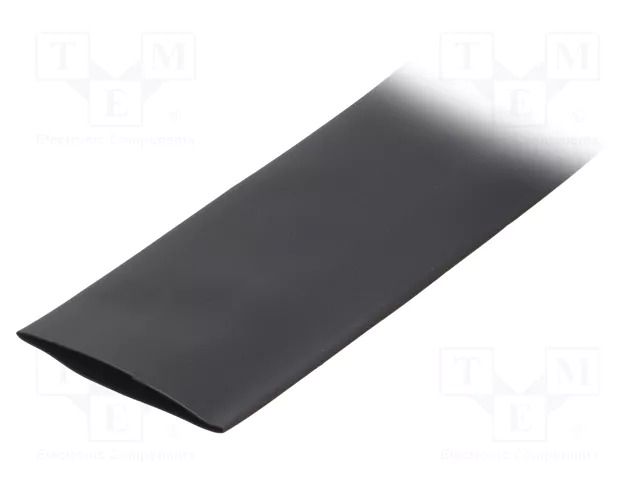 Heat shrink sleeve; glueless; 2: 1; 38mm; black; polyolefine; reel BM GROUP BMGBS380BNE