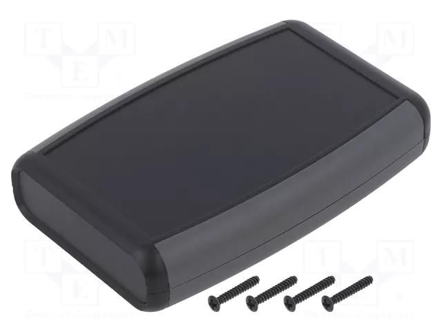 Enclosure: multipurpose; X: 79mm; Y: 117mm; Z: 24mm; 1553; ABS; black HAMMOND HM-1553BXBK