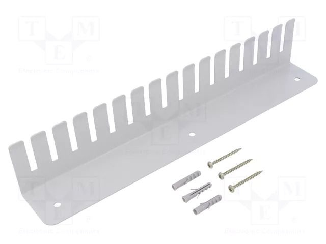 Screw mounted clamp; steel; grey DONAU ELEKTRONIK D-2599