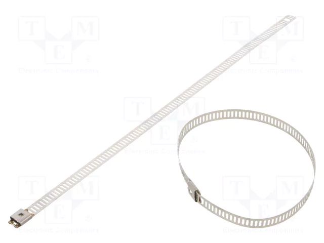 Cable tie; L: 250mm; W: 7mm; acid resistant steel AISI 316; 445N RAYCHEM RPG LU76-250