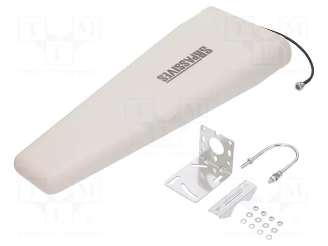 Antenna; 5G,LTE; 10dBi; outside; 50Ω; 680÷2700MHz,3400÷3800MHz SR PASSIVES 5G-LPA01W-NF-0.3