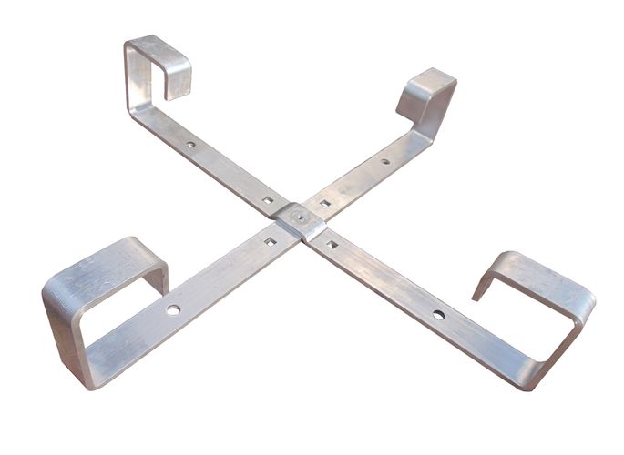 Extralink | Four arms frame for cable storage | 450 x 450 x 70mm, EXTRALINK EX.2466 5902560362466