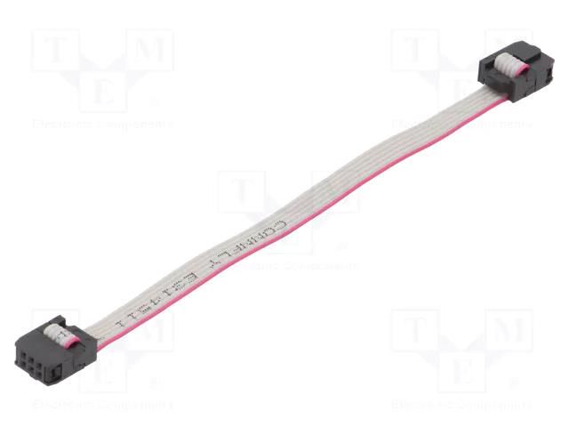 Ribbon cable with IDC connectors; Tape ph: 1.27mm; 0.15m CONNFLY DS1052-062B2MA2015