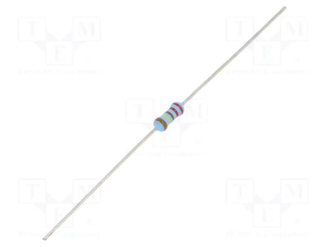 Resistor: thin film; THT; 2.21MΩ; 600mW; ±1%; Ø0.6x28mm; Ø2.5x6.5mm VISHAY MRS25000C2214FCT00