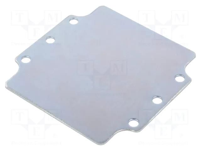 Mounting plate; steel; Plating: zinc RAYCHEM RPG MP-RJ-11