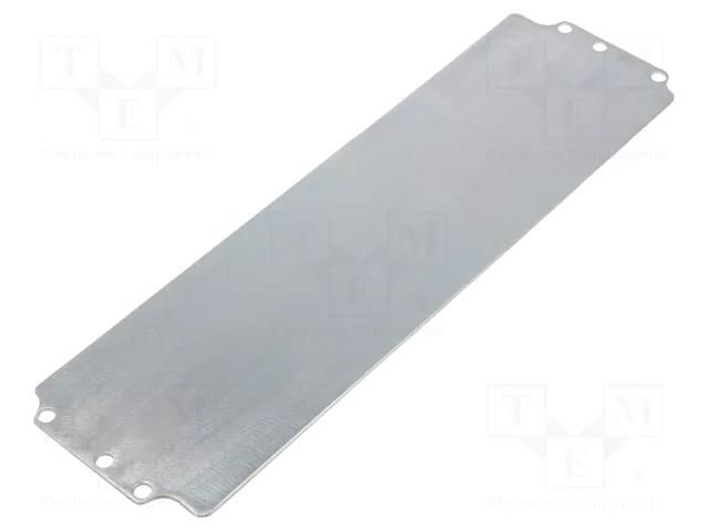 Mounting plate; steel; Plating: zinc RAYCHEM RPG MP-RJ-08