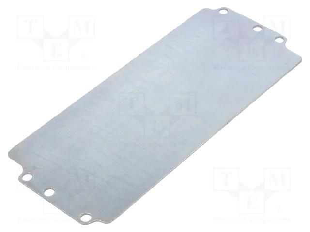 Mounting plate; steel; Plating: zinc RAYCHEM RPG MP-RJ-07