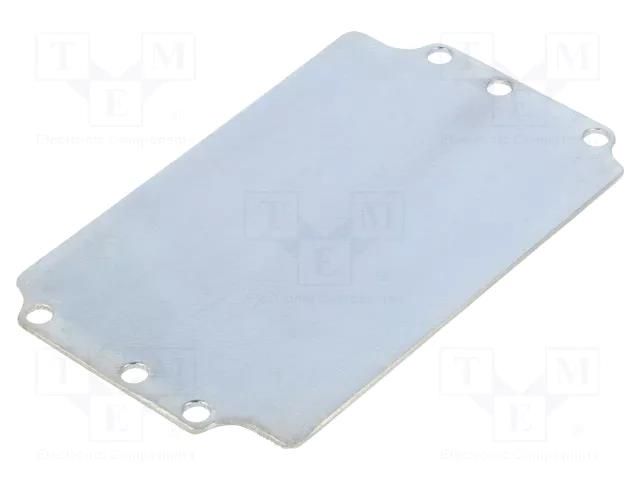 Mounting plate; steel; Plating: zinc RAYCHEM RPG MP-RJ-06