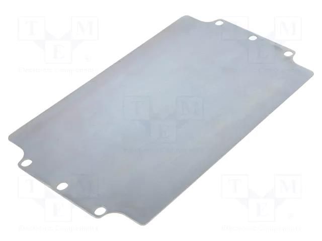 Mounting plate; steel; Plating: zinc RAYCHEM RPG MP-GRJ-13